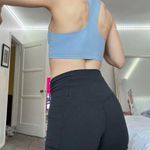 sky blue sports bra unlined racer back Photo 6