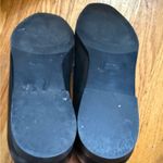 ZARA  Black Leather Slip on Loafers with Gold Horsebit Buckle Trim. Photo 5