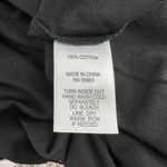 Joie J by  Black T-Shirt with Rhinestone Trim Hem size Small Short Sleeve NWT Photo 9