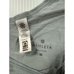 Athleta  Tank Top Athletic Workout‎ Fitness Casual Gray Striped Sleeveless M Photo 4