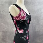 Nine & Co. Y2K Nine & Company Babydoll Dress Womens 4 Floral Whimsigoth Dark Cottage Boho Photo 2