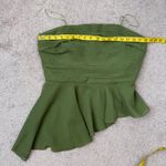 Parker ‎ Delilah Strapless Asymmetrical Top Calliste Green 14 Photo 6