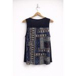 Honey Belle Navy Mixed Print Sleeveless Tank Top Women’s Medium Photo 1