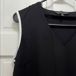 Ming Wang Women's Drape Tie-Neck Crepe de Chine Black Sleeveless Top - Sz Small Photo 4