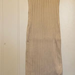 Meshki Cream Ribbed Maxi Dress Photo 0