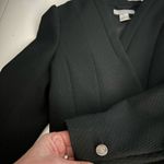 H & M Black Textured Cropped Blazer Size 10 Photo 9