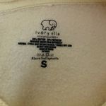 Ivory Ella  Butter Yellow Sweatshirt with Purple Elephant logo NWOT Photo 3