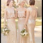 Sorella Vita Golf Sequin Mermaid Formal Gown sz 6 Photo 3