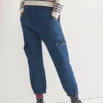 Anthropologie Pilcro And The Letterpress Ultra High Rise Denim Cargo Jogger 10 Photo 0