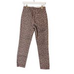 Rebecca Taylor NWT  ocelot leopard print jeans Sz 27 Photo 7