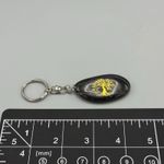 Source Unknown Vtg Tree of Life Etched on Polished Stone 2" Rock Key Chain Inspirational 4" L Photo 1