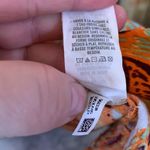 Aerie 100% Cotton Orange Floral Dress with Smocked Waistband Size S Photo 2