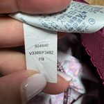 Lands' End Womens Purple Medallion Babydoll Tankini Swim Top Underwire Size 8 Photo 6