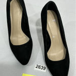 Forever 21 Womans Size 7.5 Black Suede Slip On Pumps Photo 0