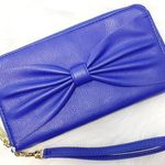 Bow Wallet Blue Photo 0