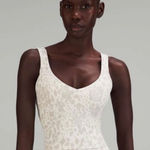 Lululemon Align Tank Top Cheetah Camo Antique White Multi Photo 0