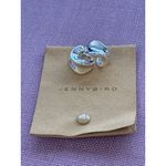 Jenny Bird  Doune Chunky Hoop in Silver One Size Womens Jewelry Photo 6