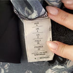 Nicole Miller N/Nicholas Floral Print Knee-Length Lace Insert Mini Dress Size 0 Photo 6