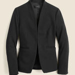 J.Crew Black Stretch Twill Going Out Blazer Photo 0