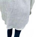 Anthropologie Passport Off the Shoulder Mixed Media Top Black & White XS Photo 5