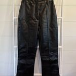Boohoo Black Leather Pants Photo 4