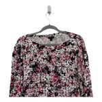J. Jill Cherry Blossom 3/4 Sleeve VNeck Long Sleeve Whimsical Casual Size XL Pink Photo 1