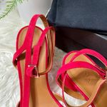 Ba&sh  Red Camelia Block Sandals Photo 4
