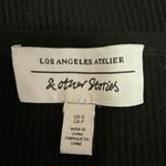 & Other Stories & Other Stories Black Ribbed Knit Sleeveless Stretch Casual Tank Crop Top Size S Photo 2