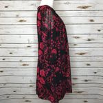 Pacific&Co 🎈Eva Mendes NY& Red/Pink Floral Shift Dress Sz S Photo 4