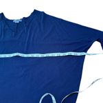 Vince Women's V Neck Dolman Sleeve Relaxed Fit Top Blouse Navy Blue Medium Photo 4