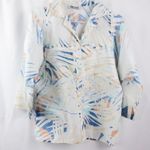 Partners Vintage Hawaiian Blue White Shirt Mens Medium Unisex Womens Large Photo 1
