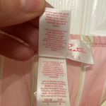 Oscar de la Renta Pink Label Pink & Green Striped Vintage Capri Pajamas Size L Photo 2