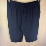 Woman Within  Pull ON Size 2X Black Wide Leg Cropped Pants‎ Office Careerwear Photo 4