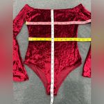 Rolla Coster  Red Velvet Bodysuit Size S Photo 2