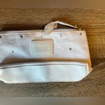 PINK - Victoria's Secret VS Pink limited edition green dog tag pendant and white cosmetic bag Photo 3