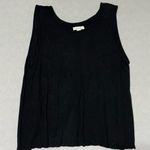 True Religion  Sleeveless Tank Top Black Open Back blouse Size XS modal 90s Y2K Photo 5