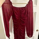 Bodycon Longsleeve Dress Red Photo 1