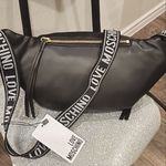 Love moschino NEW  Heart Chain Trim Black Belt Bag Photo 9