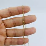 Real 10k Gold Ankle Bracelet Singapore 10” Photo 2