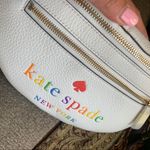 Kate Spade Authentic  pebbled leather logo 2 zips Beltbag Photo 10
