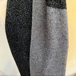 Furla Metallic Knit Scarf, Wool, Black & Gray, Reversible,Designer Luxury, NWT Photo 11