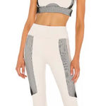 Alo Yoga  Electric Sports Bra/Leggings Set in Bone Women’s Small Athletic Photo 0
