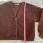 Madewell Brown Fleece Cardigan Photo 7
