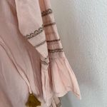 Roller Rabbit  Maricruz Cross Stitch‎ Embroidered Shift Dress Light Pink Sz Small Photo 7