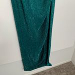 RETROFETE Katya draped sequined chiffon gown Emerald New Womens XS Green Photo 6