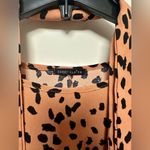 Sweet Claire  Woman’s Blouse Orange Black Spot (399) Photo 3