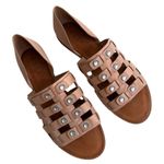 1. State Like New  Leather Embellished Sandals Tan Size 8 Photo 1