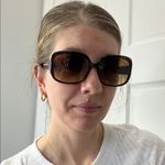 Coach  Scarlet SB09 Tortoise Rounded Square Frame Sunglasses Photo 1