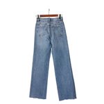 Garage Denim Wide Leg Distressed Blue Jeans Size Women's 0 (24) Photo 1