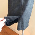 Banana Republic Gray Sleeveless EmpireWaist Square Neck Midi Business Dr… Photo 6